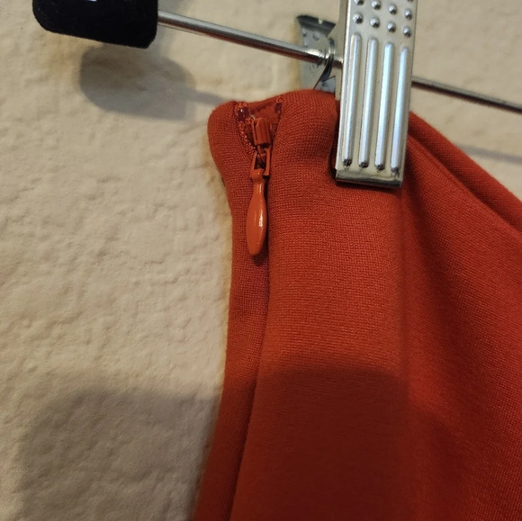 STAUD Carmine Red Colorblock Nylon Blend Wide Leg Pants Size XS - Picture 5 of 12